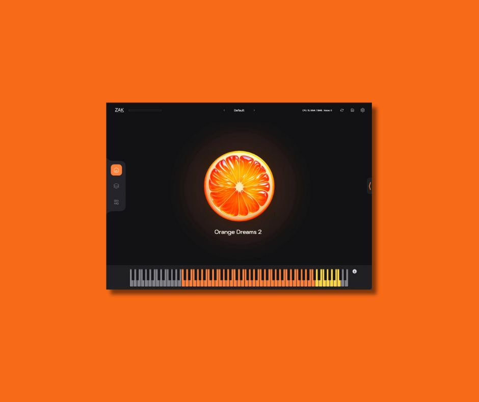 Orange Dreams 2 - Free Instrument Plugins (VST) Plugin