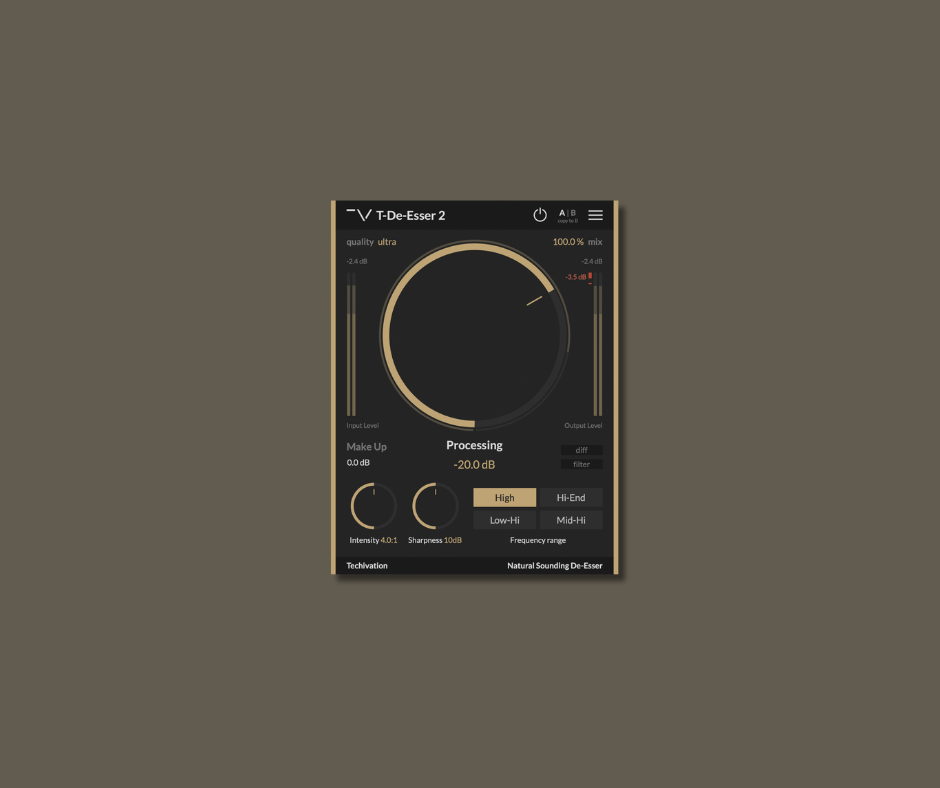 T-De-Esser 2 - Free Mixing & Mastering Plugins Plugin