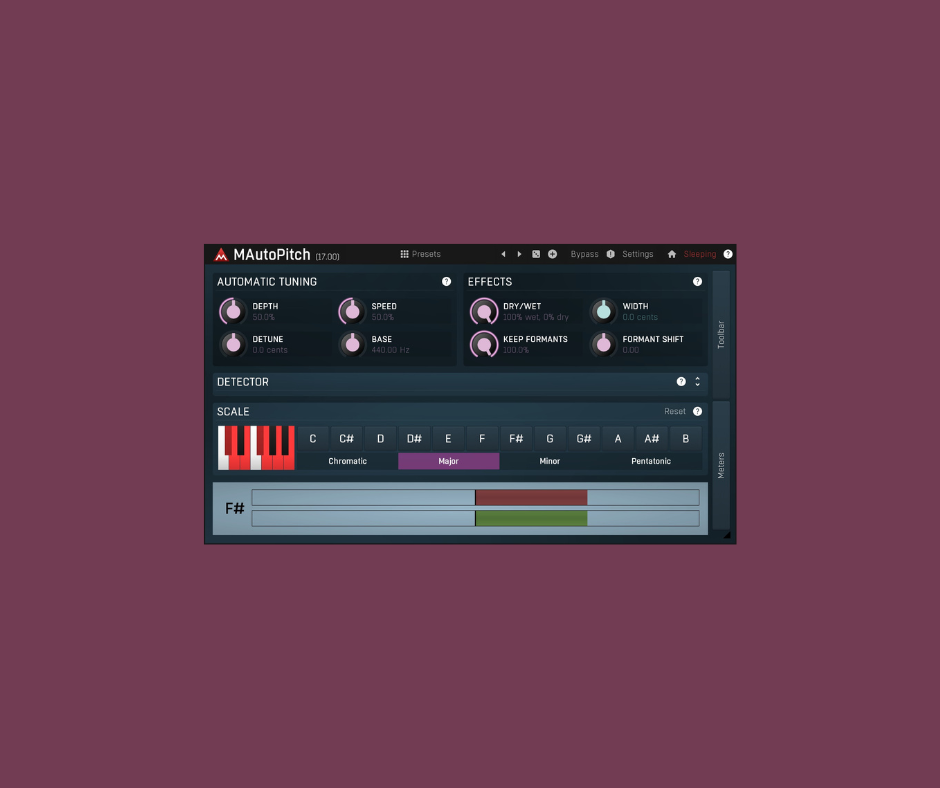 MAutoPitch - Free Mixing & Mastering Plugins Plugin
