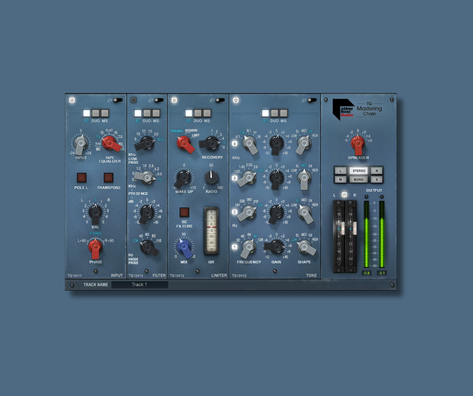 Abbey Road TG Mastering Chain - Paid Mixing & Mastering Plugins Plugin