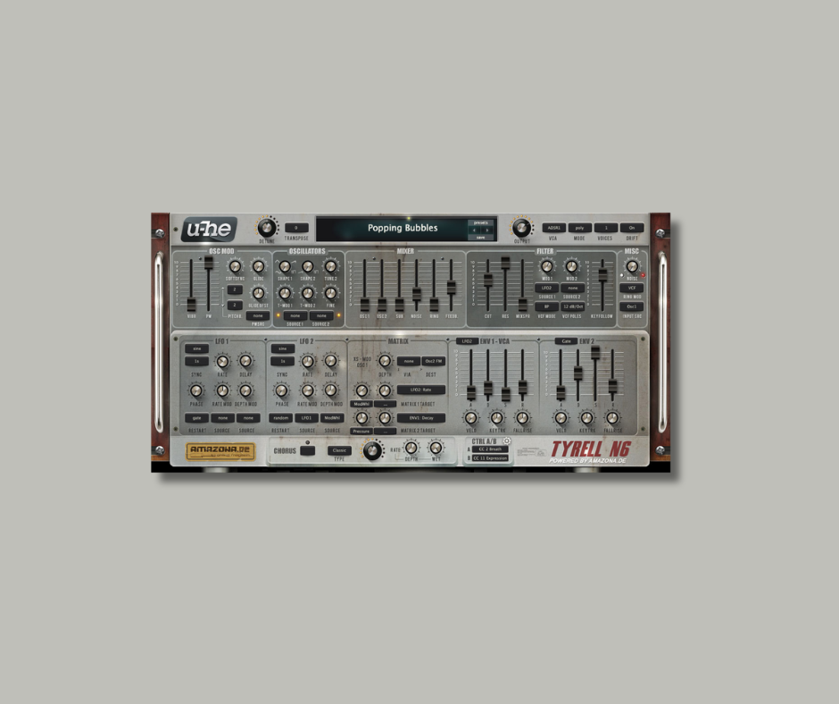  Tyrell N6 - Free Instrument Plugins (VST) Plugin