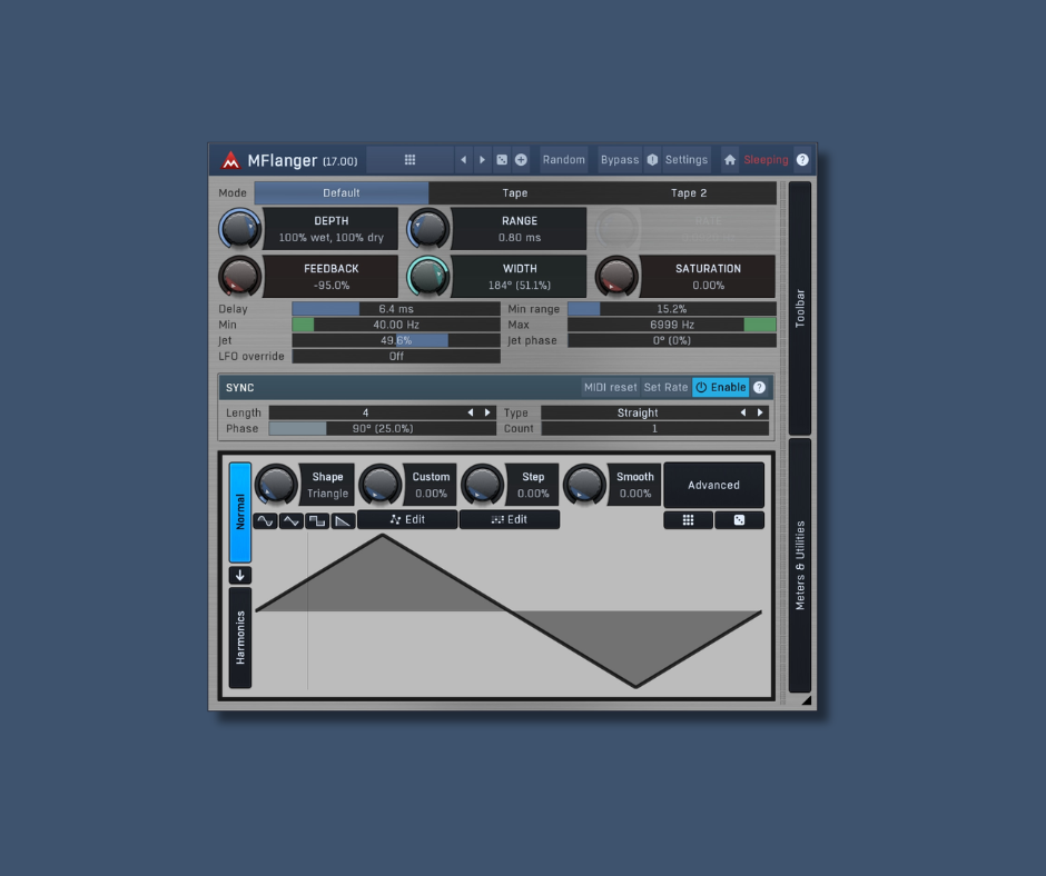 Melda MFlanger - Free Mixing & Mastering Plugins Plugin