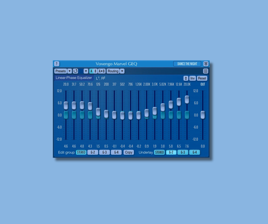 Voxengo Marvel GEQ - Free Mixing & Mastering Plugins Plugin