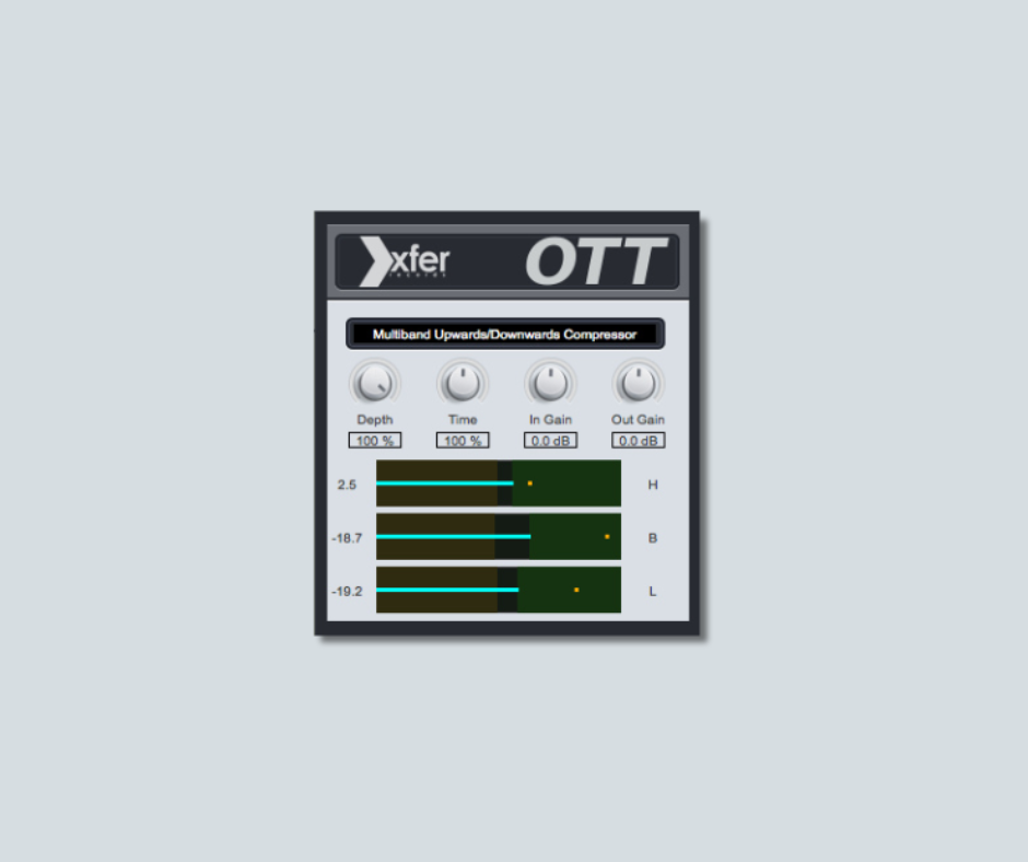 Xfer OTT - Free Mixing & Mastering Plugins Plugin