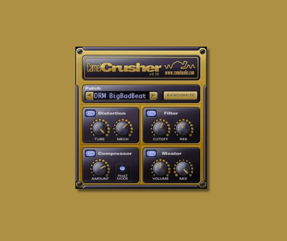 CamelCrusher - Free Mixing & Mastering Plugins Plugin