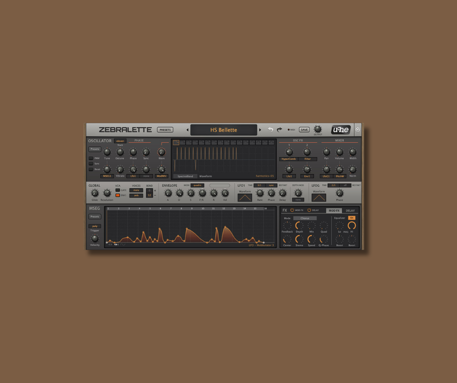 Zebralette - Free Instrument Plugins (VST) Plugin