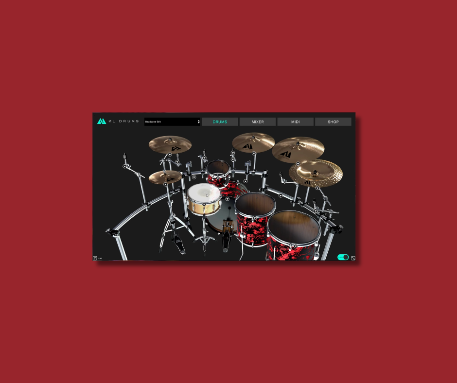 ML Drums - Free Instrument Plugins (VST) Plugin