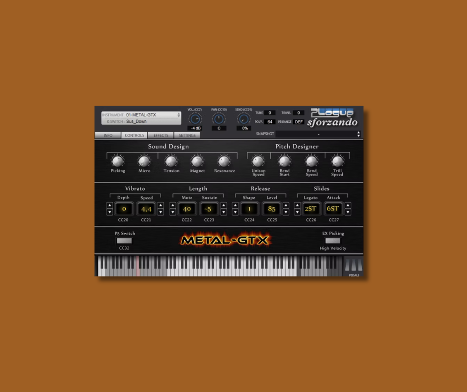 Metal GTX - Free Instrument Plugins (VST) Plugin