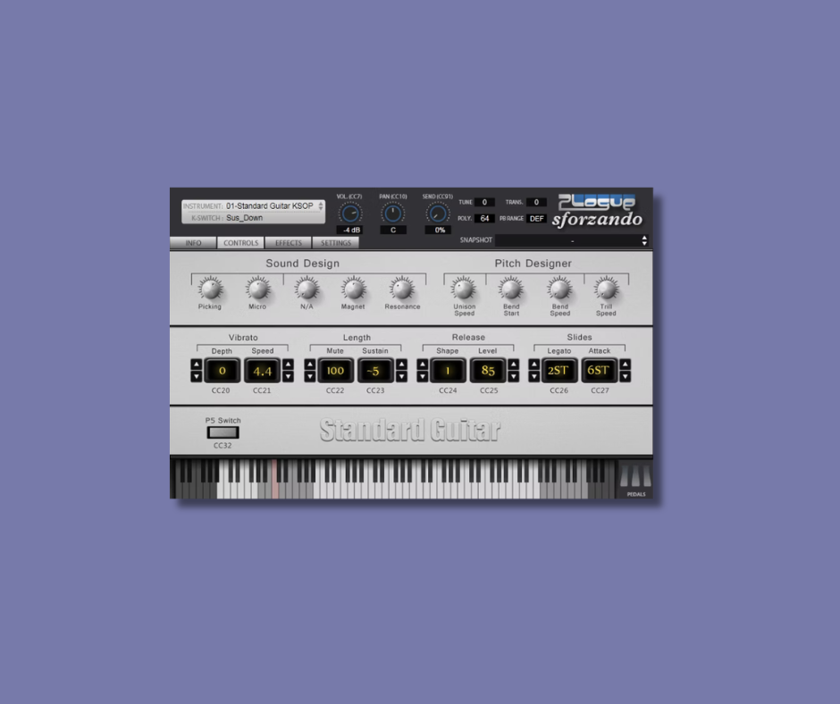 Standard Guitar - Paid Instrument Plugins (VST) Plugin