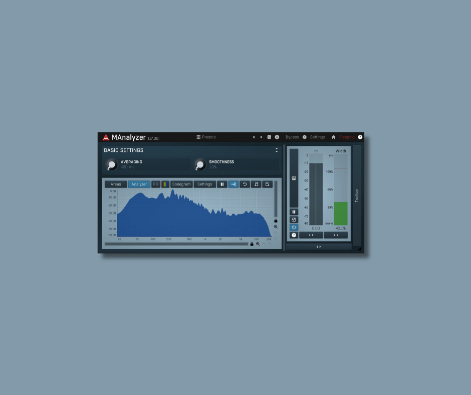 MAnalyzer - Free Mixing & Mastering Plugins Plugin