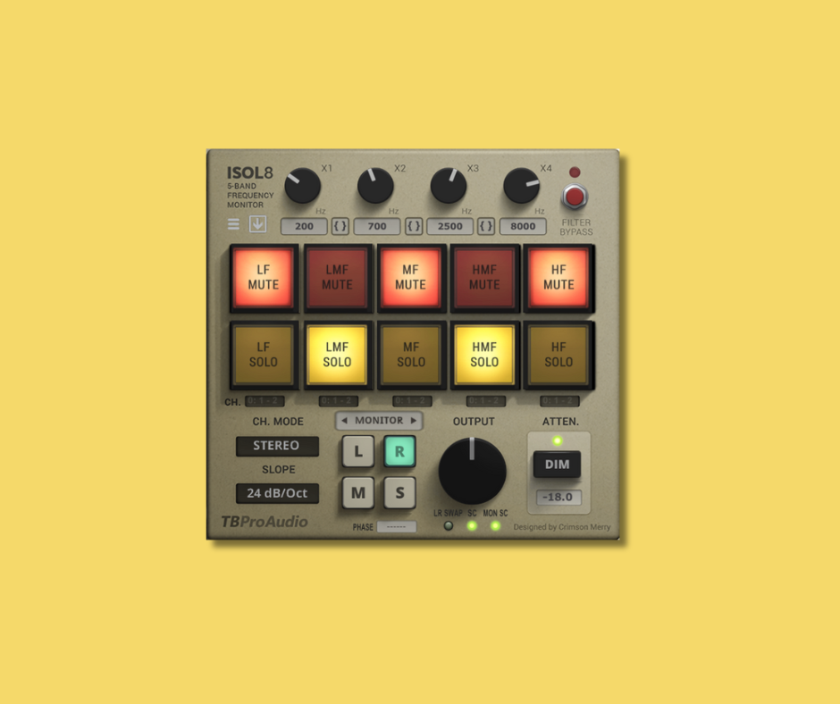  ISOL8 - Free Mixing & Mastering Plugins Plugin