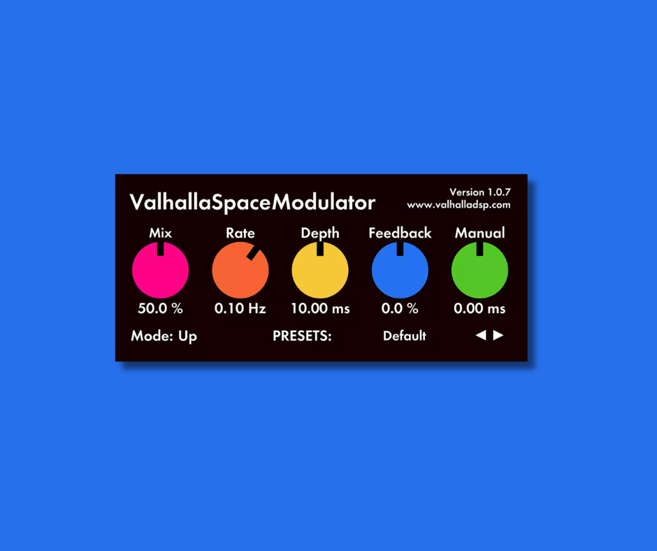 Valhalla Space Modulator - Free Mixing & Mastering Plugins Plugin