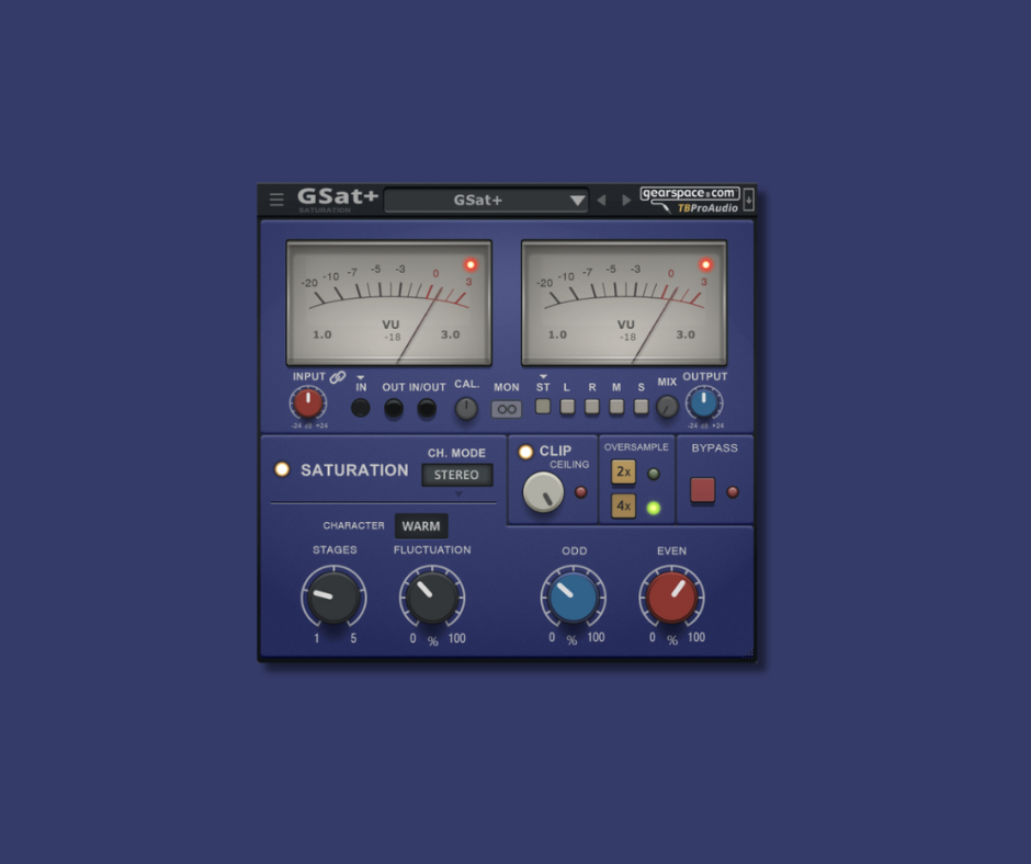 GSatPlus - Free Mixing & Mastering Plugins Plugin