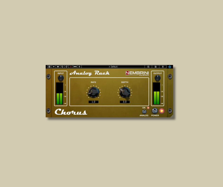 Analog Rack Chorus - Free Mixing & Mastering Plugins Plugin