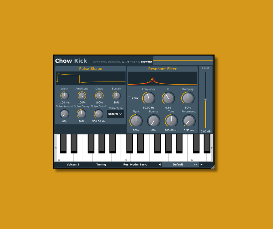 Chow Kick - Free Instrument Plugins (VST) Plugin