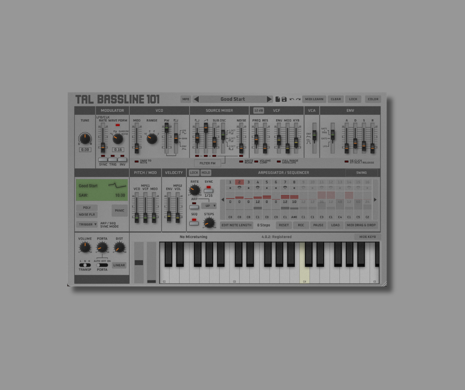 TAL-Bassline-101 - Paid Instrument Plugins (VST) Plugin