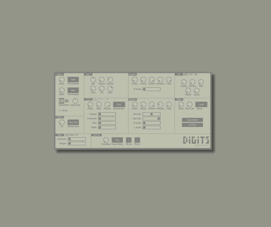 Digits - Free Instrument Plugins (VST) Plugin