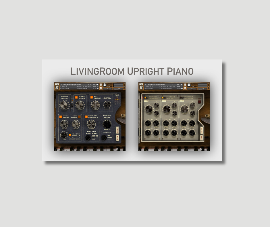 Livingroom Upright Piano - Paid Plugin Presets/Libraries Plugin