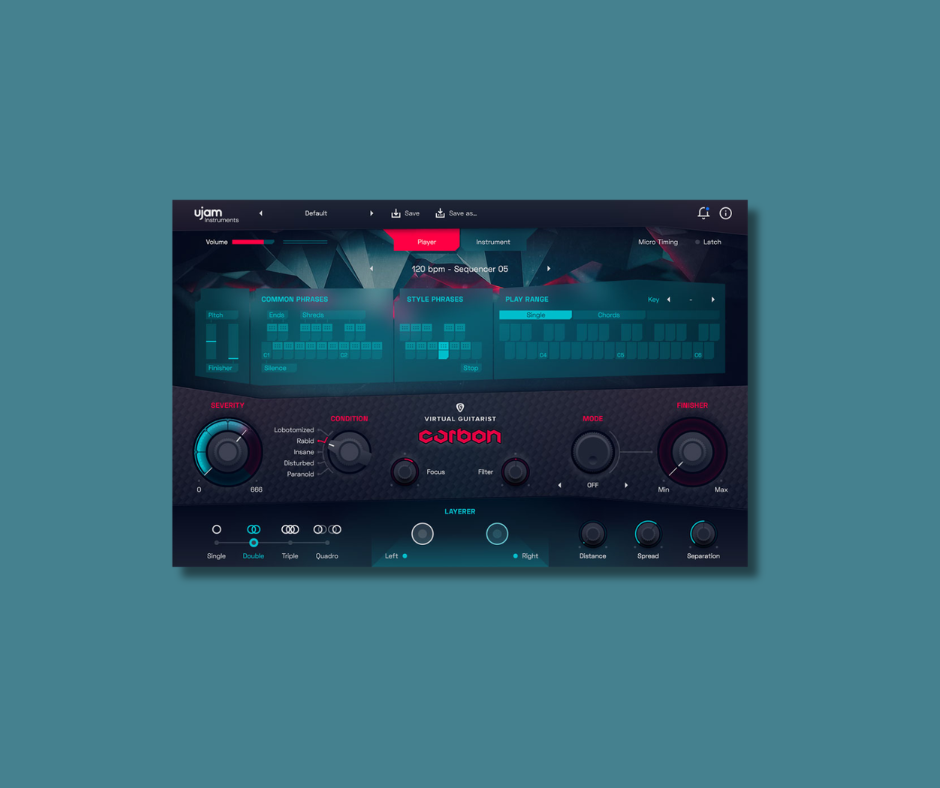 Virtual Guitarist CARBON - Paid Instrument Plugins (VST) Plugin