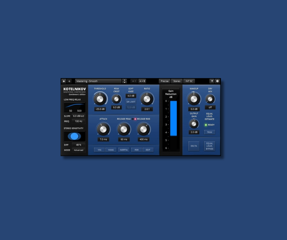 TDR Kotelnikov GE - Paid Mixing & Mastering Plugins Plugin