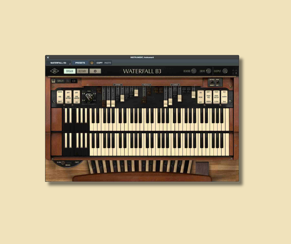 Waterfall B3 Organ - Paid Instrument Plugins (VST) Plugin