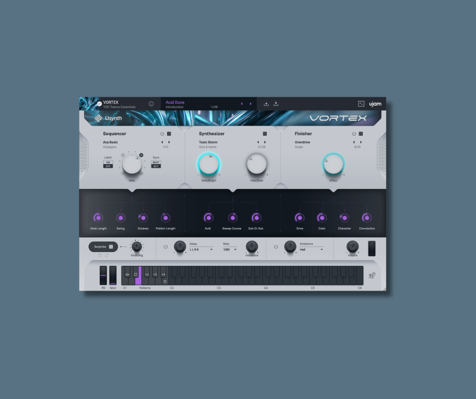 Usynth VORTEX - Paid Instrument Plugins (VST) Plugin