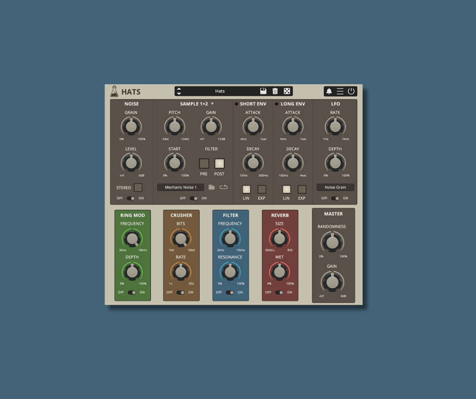 Hats - Paid Instrument Plugins (VST) Plugin