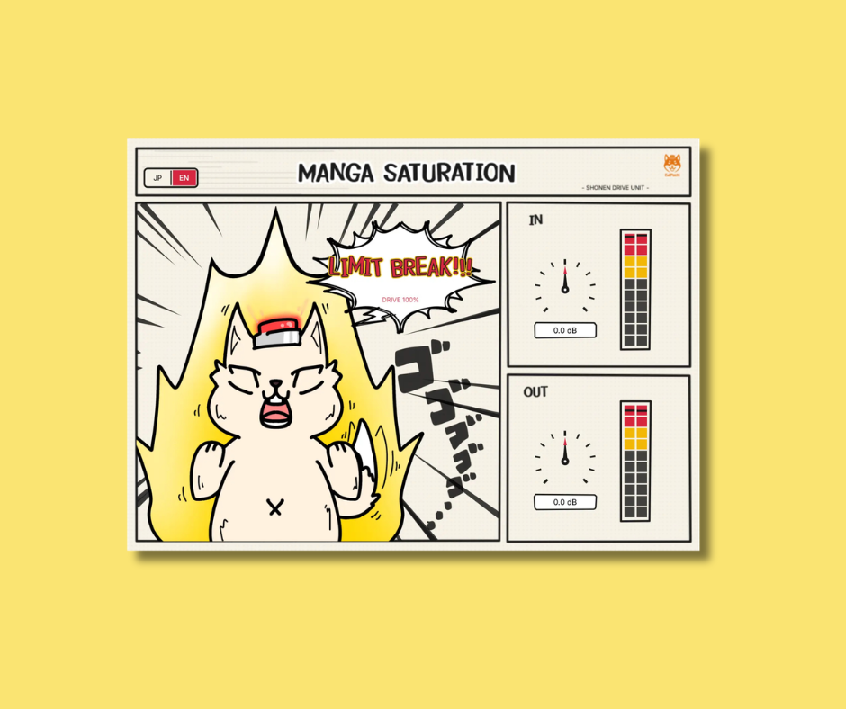 Manga Saturation - Paid Mixing & Mastering Plugins Plugin