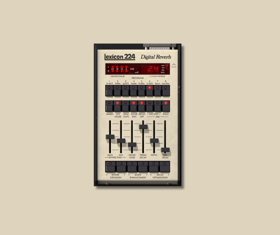 Lexicon 224 Digital Reverb - Paid Mixing & Mastering Plugins Plugin