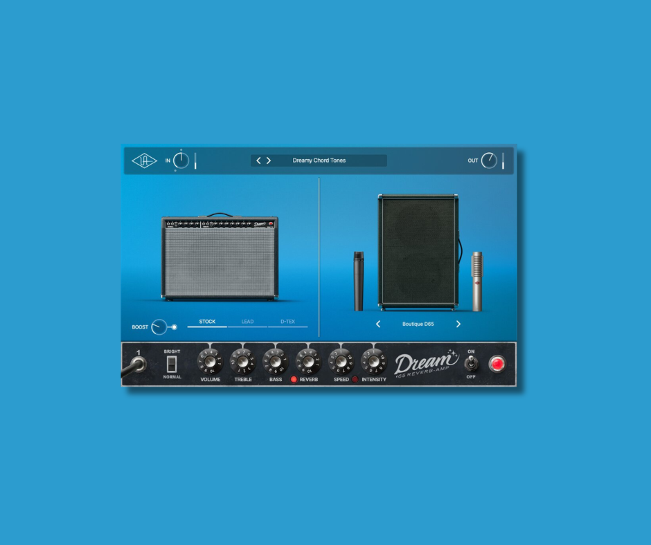 UAD Dream '65 Reverb Amp - Paid Mixing & Mastering Plugins Plugin