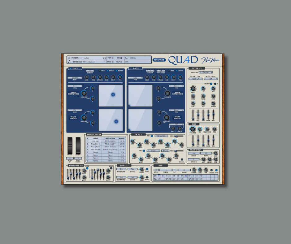 Quad - Paid Instrument Plugins (VST) Plugin