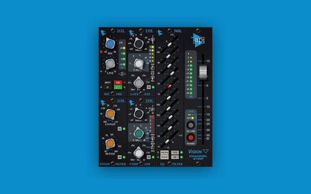 API Vision Channel Strip - Free Mixing & Mastering Plugins Plugin