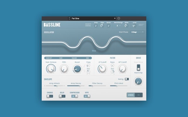 Bassline - Paid Instrument Plugins (VST) Plugin