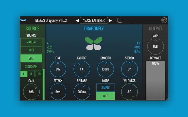 BLEASS Dragonfly - Paid Mixing & Mastering Plugins Plugin