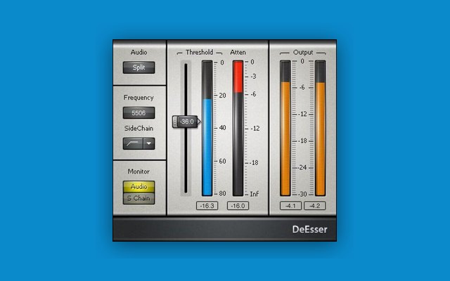 DeEsser - Free Mixing & Mastering Plugins Plugin