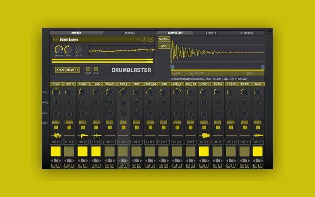 Drum Blaster - Paid Instrument Plugins (VST) Plugin