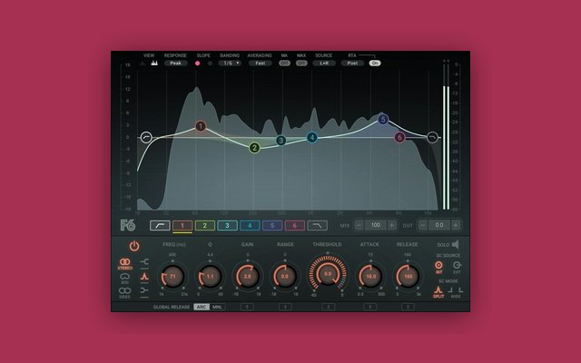 F6 Floating-Band Dynamic EQ - Paid Mixing & Mastering Plugins Plugin