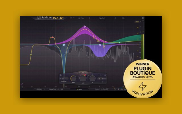 FabFilter Pro-Q 4 - Free Mixing & Mastering Plugins Plugin