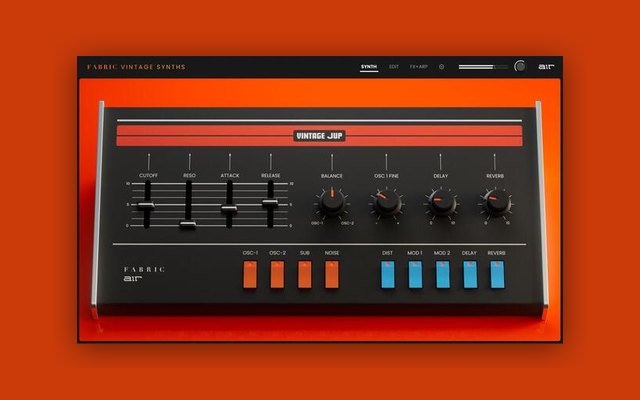 Fabric Vintage Jup - Paid Instrument Plugins (VST) Plugin