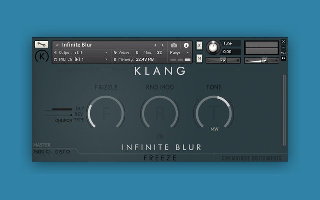 FREEZE: Infinite Blur - Paid Instrument Plugins (VST) Plugin