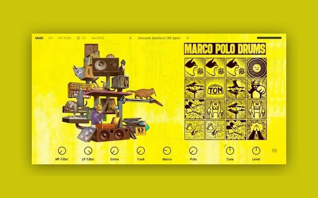 Marco Polo Drums - Paid Instrument Plugins (VST) Plugin