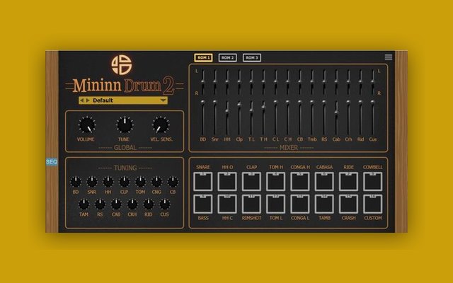 MininnDrum2 - Paid Instrument Plugins (VST) Plugin