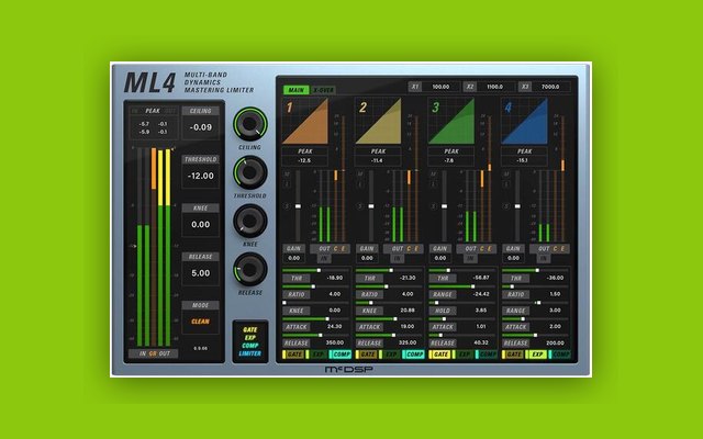 ML4000 Mastering Limiter Native v7 Upgrade from v6 - Free Mixing & Mastering Plugins Plugin