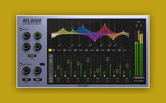 ML8000 Advanced Limiter Native v7 Upgrade from v6 - Free Mixing & Mastering Plugins Plugin
