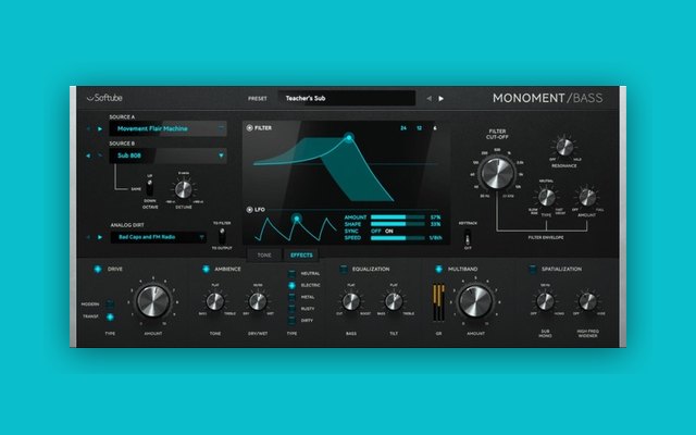 Monoment Bass - Free Instrument Plugins (VST) Plugin