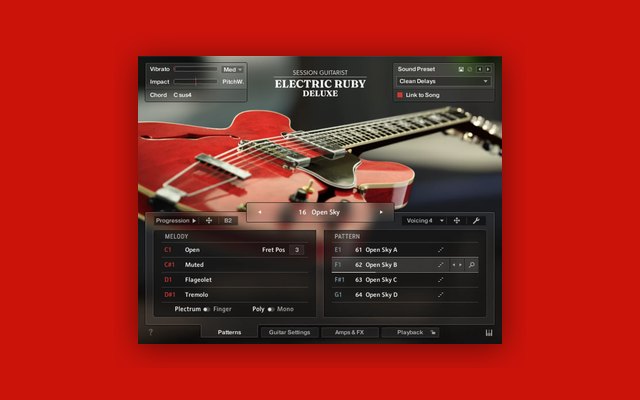 Session Guitarist - Electric Ruby Deluxe - Paid Instrument Plugins (VST) Plugin