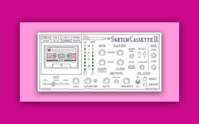SketchCassette II - Paid Mixing & Mastering Plugins Plugin