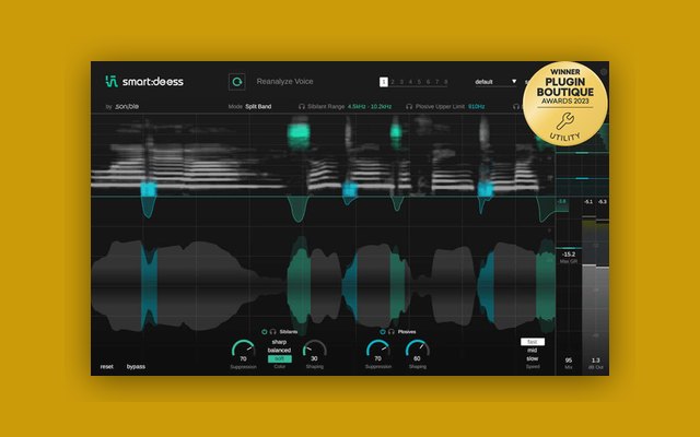 smart:deess - Free Mixing & Mastering Plugins Plugin