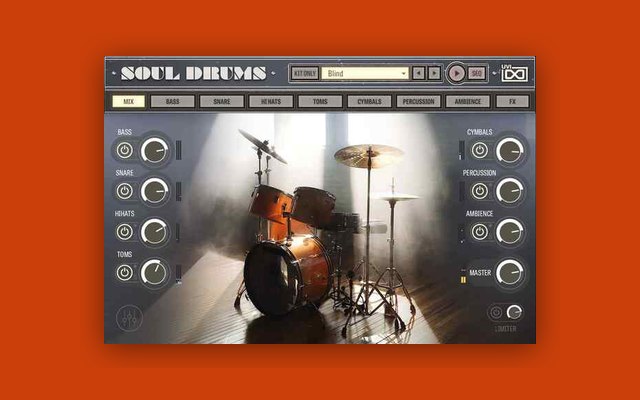 Soul Drums - Paid Instrument Plugins (VST) Plugin