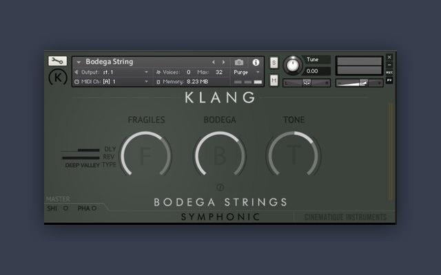 SYMPHONIC: Bodega Strings - Paid Instrument Plugins (VST) Plugin